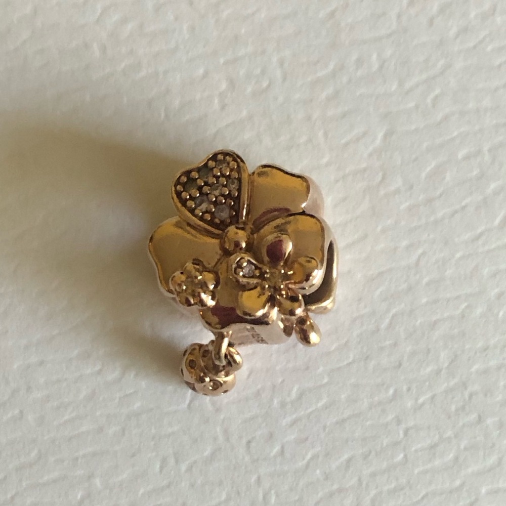 Authentic Pandora 14K Rose Gold Plated Charm.NWOT.